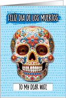 Wife Dia de Los Muertos Calaveras card