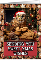 Owl Sweet Christmas Wishes card
