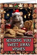 Mouse Sweet Christmas Wishes card