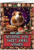 Guinea Pig Sweet Christmas Wishes card