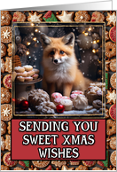 Fox Sweet Christmas Wishes card