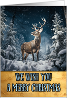 Deer Merry Christmas card