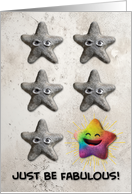 Happy Pride Fabulous Rainbow Star card