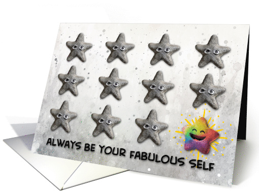 Happy Pride Fabulous Rainbow Star card (1828728)