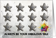 Happy Pride Fabulous Rainbow Star card