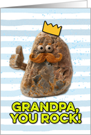 Grandpa Father’s Day Rock card