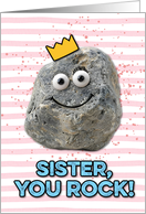 Sister Mother’s Day Rock card