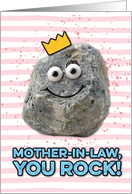 Mother in Law Mother’s Day Rock card