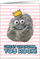 Great Grandma Mother’s Day Rock card