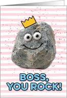 Boss Mother’s Day Rock card