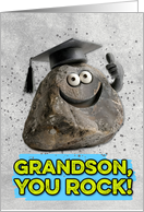 Grandson Congratulations Graduation You Rock card