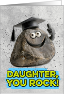 Daughter Congratulations Graduation You Rock card