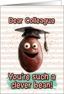 Colleague Congratulations Graduation Clever Bean card