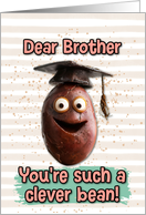 Brother Congratulations Graduation Clever Bean card