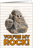 Thank You Support Thumbs Up Rock card