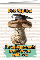 Nephew Congratulations Graduation Mushroom card