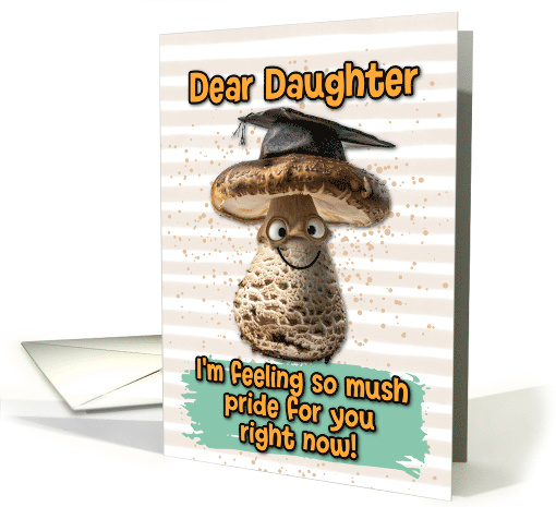 Daughter Congratulations Graduation Mushroom card (1837762)