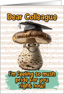 Colleague Congratulations Graduation Mushroom card
