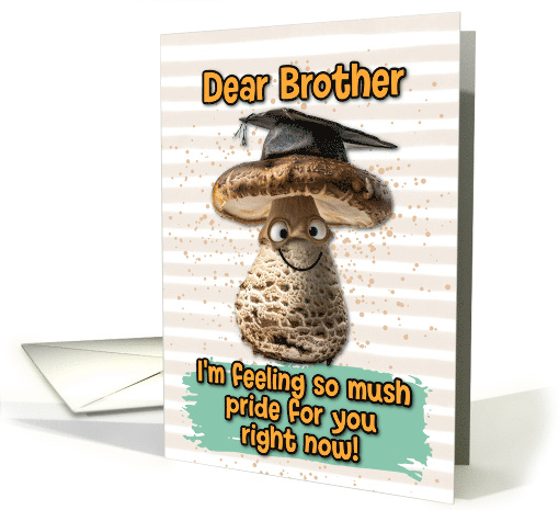 Brother Congratulations Graduation Mushroom card (1837810)