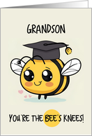 Grandson Congratulations Graduation Bee card