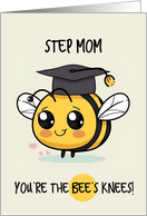 Step Mom Congratulations Graduation Bee card