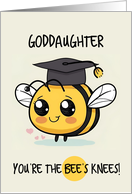 Goddaughter Congratulations Graduation Bee card