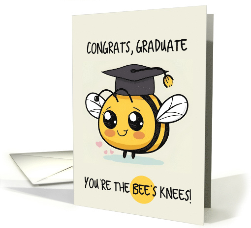 Graduate Congratulations Graduation Bee card (1840528)