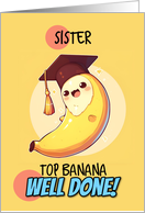 Sister Congratulations Graduation Kawaii Banana card
