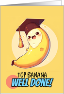 Congratulations Graduation Kawaii Banana card