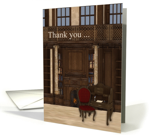 Thank you, letter of recommendation, general, vintage... (1427750)
