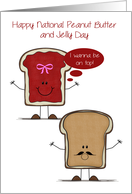 National Peanut Butter and Jelly Day, April 2, adult humor, PBJ card