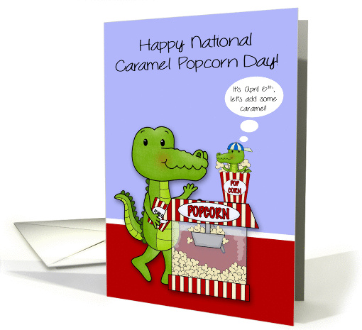 National Caramel Popcorn Day, April 6th, humor, adorable... (1429318)