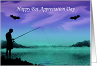Bat Appreciation Day, April 17th, general, fisherman with bats, water card
