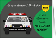 Congratulations to Birth Son on graduation from Park Ranger Academy card