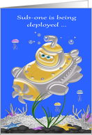 Good Bye, Farewell, Submarine Deployment, ocean, jellyfish, starfish card