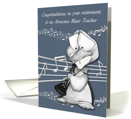 Congratulations to Music Teacher on retirement, duck... (1453244)