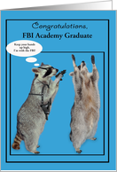 Congratulations on Graduation from the FBI Academy Custom Name card
