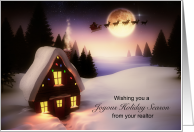Business Holiday Christmas from Realtor card