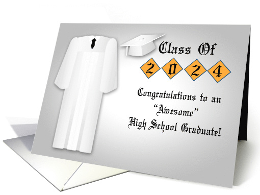 Congratulations on 2024 High School Graduation with Male... (1731740)