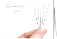 Congratulations on Graduation Doctor of Acupuncture card