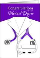Congratulations On Your Medical Degree - Medical Congratulations card