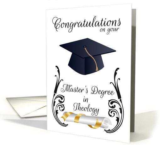 Master's Degree In Theology Congratulations - Mortar... (1364448)