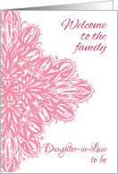 Welcome To The Family, Henna/Mehndi Design card