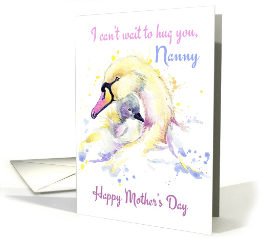 Swan And Signet For Mother's Day Nanny card (1679370)