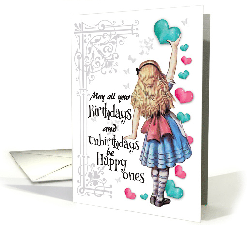Alice Hearts Birthday card (1757830)
