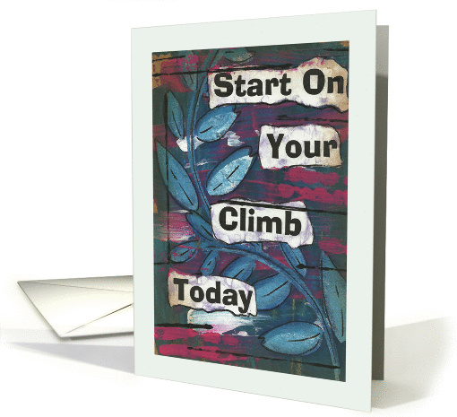 Start On Your Climb, Blank Inside card (1362170)