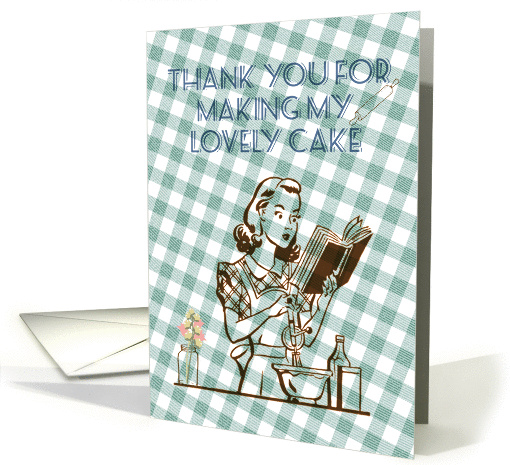 Thank You for making my cake card (1369416)