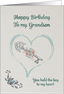 Happy Birthday Grandson card