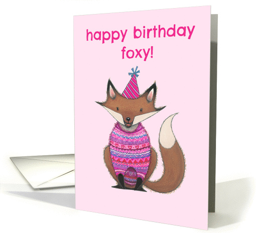 Birthday Fox card (1371404)