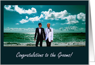 Congratulations on Your Wedding - To the new Mr. and Mr. card